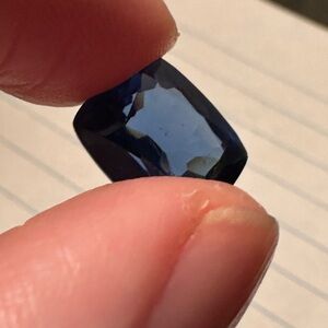 Elegant Blue Certified Natural, Cushion Cut 8.90 ct. Sapphire